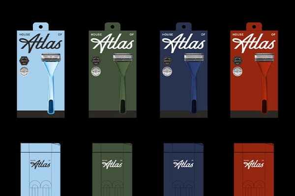 House of Atlas 剃須刀包裝設(shè)計